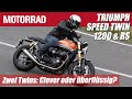 Triumph Speed Twin 1200 RS 2025 Zwei Modelle Ein Upgrade Technische Details Erster Test