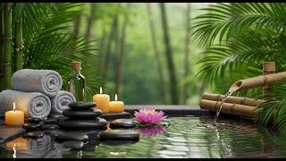 Peaceful Bamboo Water Flow | Zen Nature Sounds for Relaxation