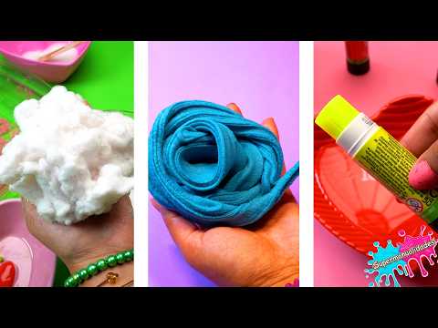 Probando 32 recetas de slime de Tiktok (recopilación) - Supermanualidades