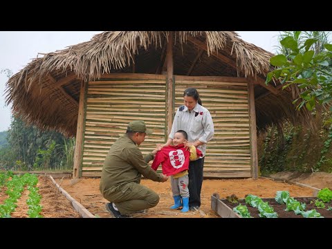 A Police Officer Helps Finish a Small Home | Rural Single Mother Daily Life