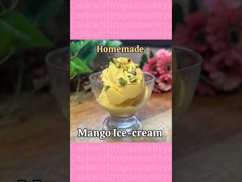 🍨🌞 Homemade Mango Ice Cream Delight 🌞🍨
