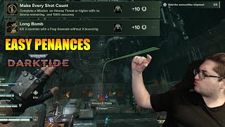 Darktide Penances Are A Mess BUT There's an Easy way to Long Bomb and Make Every Shot Count Deadeye