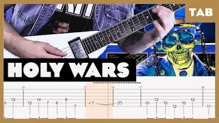 Holy Wars… The Punishment Due Megadeth Cover | Guitar Tab | Lesson | Tutorial