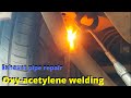 Exhaust Pipe Repair Oxy Acetylene Gas Welding