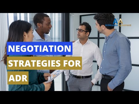 Negotiation Strategies For ADR 💳 ⚖️ Best Alternative To Negotiated Agreement