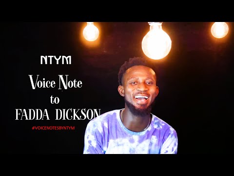 Ntym - Voice Note to Fadda Dickson (Official Video)