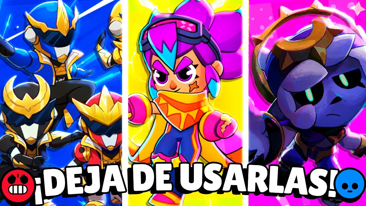 LAS SKINS MÁS QUEMADAS (COMÚNES) DE VER EN BRAWL STARS 😴