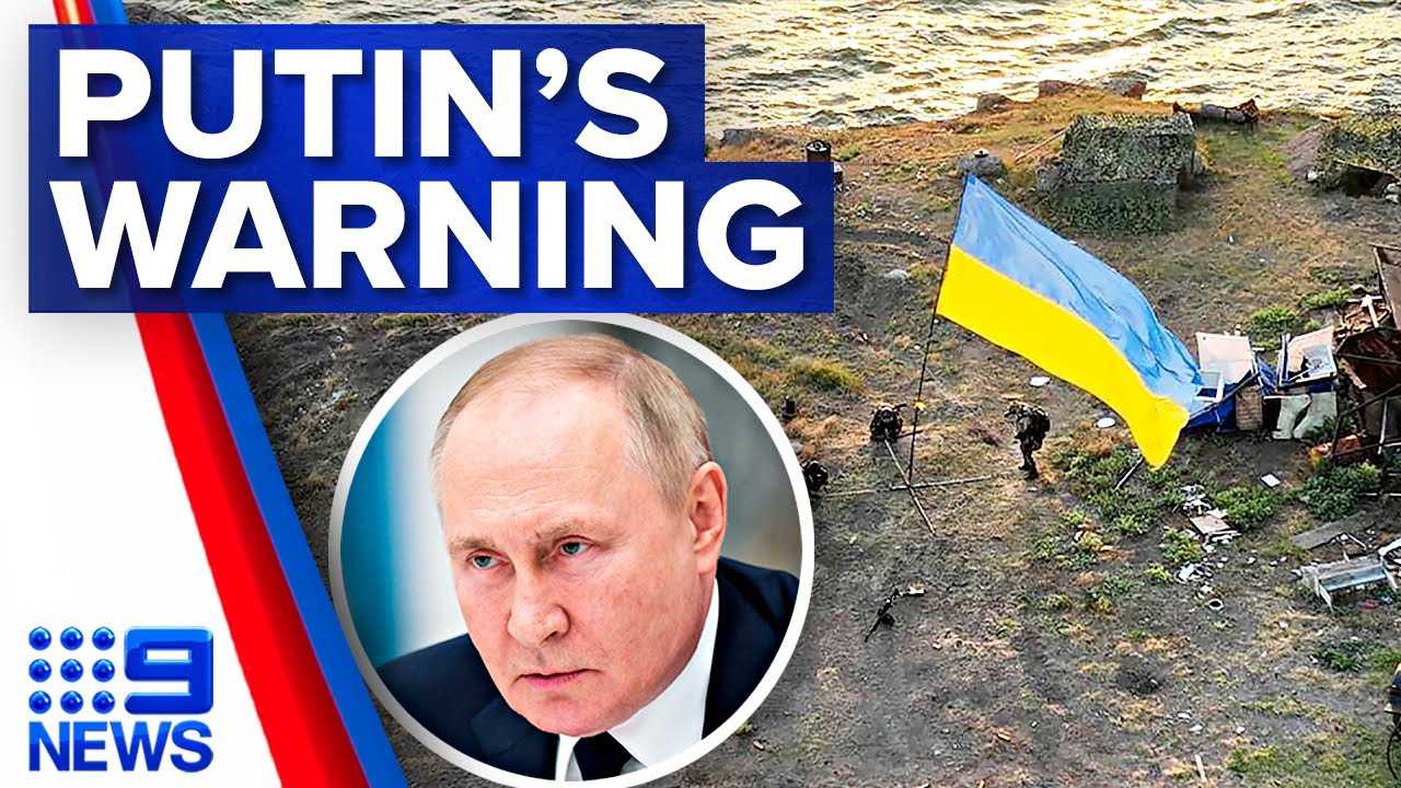 Russian President Putin sends grim warning to the West | 9 News Australia