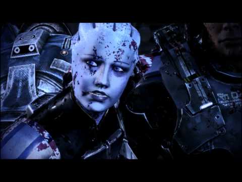 Mass Effect 3 Extended Cut Liara + Femshep LI scene at beam (HD)