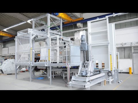 Big Bag Füllstation mit automatischem Clip