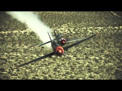 Yak 50 over Mojave