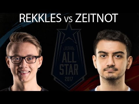 Rekkles vs Zeitnot Jhin Mirror 1v1 Tournament All-Stars 2017