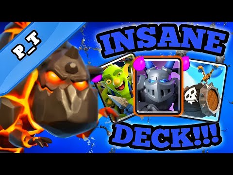 Insane Lava Hound & Skeleton Barrel Combo in Clash Royale!