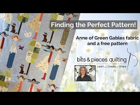 The Perfect Pattern for my Anne of Green Gables Fabric - and it's a free pattern!