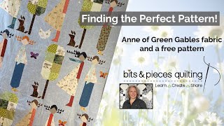 The Perfect Pattern for my Anne of Green Gables Fabric - and it's a free pattern!