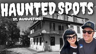 HAUNTED SPOTS in St. Augustine, Florida | Non-Touristy Areas, Graveyards and Oldest INN!