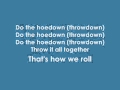 Miley Cyrus Hoedown Throwdown Lyrics