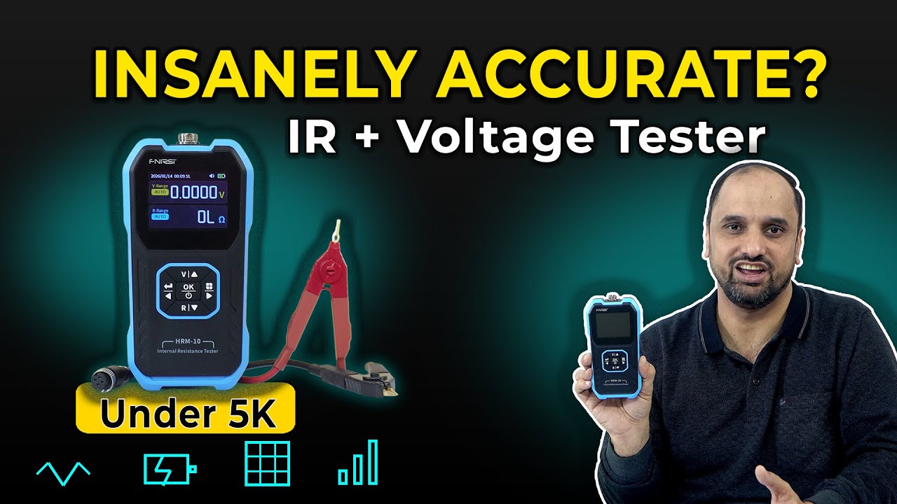 Best Battery Voltage & IR Tester in 2026! 📊 FNIRSI HRM-10 Unboxing, Testing, Sorting & Excel Export🔋