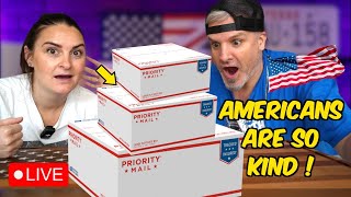 ❤️ {PART 2} Proof Americans Are the Kindest People on Earth 🇺🇸 LIVE Fan Mail Opening!