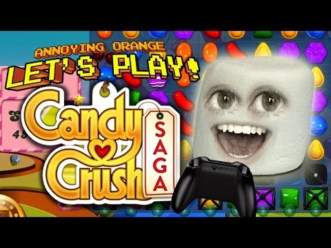 Annoying Orange Let's Play! - Marshmallow plays games!