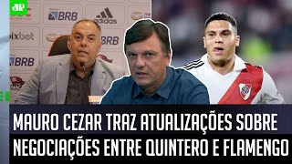 ‘Está tendo um esforço grande do jogador e…’: Mauro Cezar traz informações sobre Quintero no Flamengo