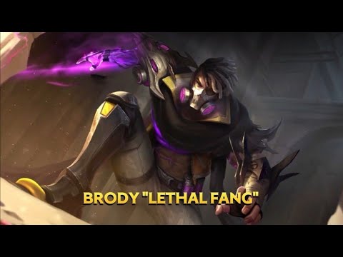 Brody | Lethal Fang | New Skin, Maniac Gameplay | Mobile Legends