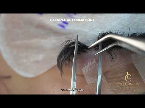 Extrait de la formation en ligne Extensions de cils