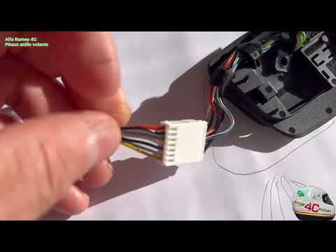 Alfa Romeo 4C Pinout anillo volante