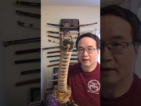 why does this tachi have wrapping around its saya? #katana #sword #Japanese