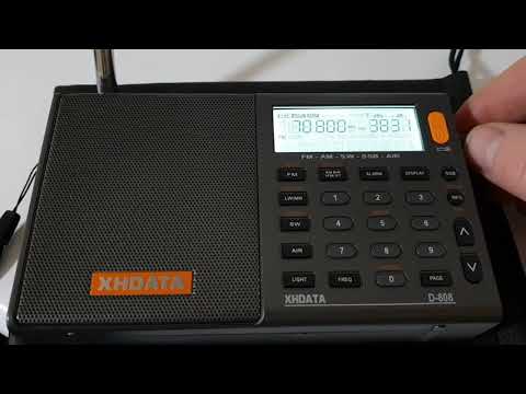 OIRT FM scan with XHdata D-808 - Kiev, Ukraine  - 3rd Jan 2019