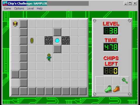 Chip's Challenge 1 Level 38 (Sampler) - 462 seconds