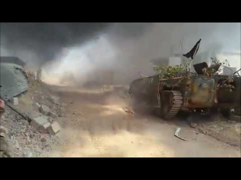 اقتحام مفرق الحايا في ريف حماة الشمالي من قبل لواء الطليعة المقاتل