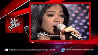 Shaira Cervancia "Sabihin Mo Na" The Voice of the Philippines Blind amazing voice