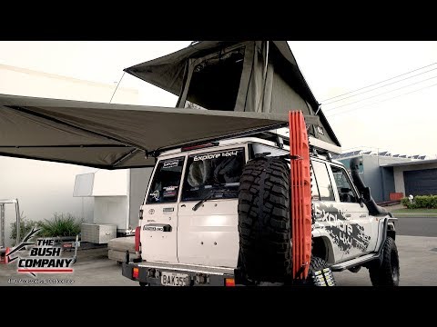 Explore 4x4 - Landcruiser - Roof Top Tent & 270 Awning - The Bush Company