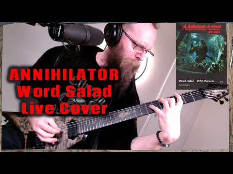 ANNIHILATOR Word Salad (2013) Live Cover