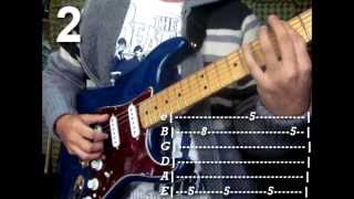 Gary Clark Jr. - Don't Owe You A Thang (Lesson of main riff without a capo)