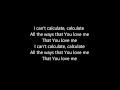 Calculate- Everyday Sunday lyric vid 