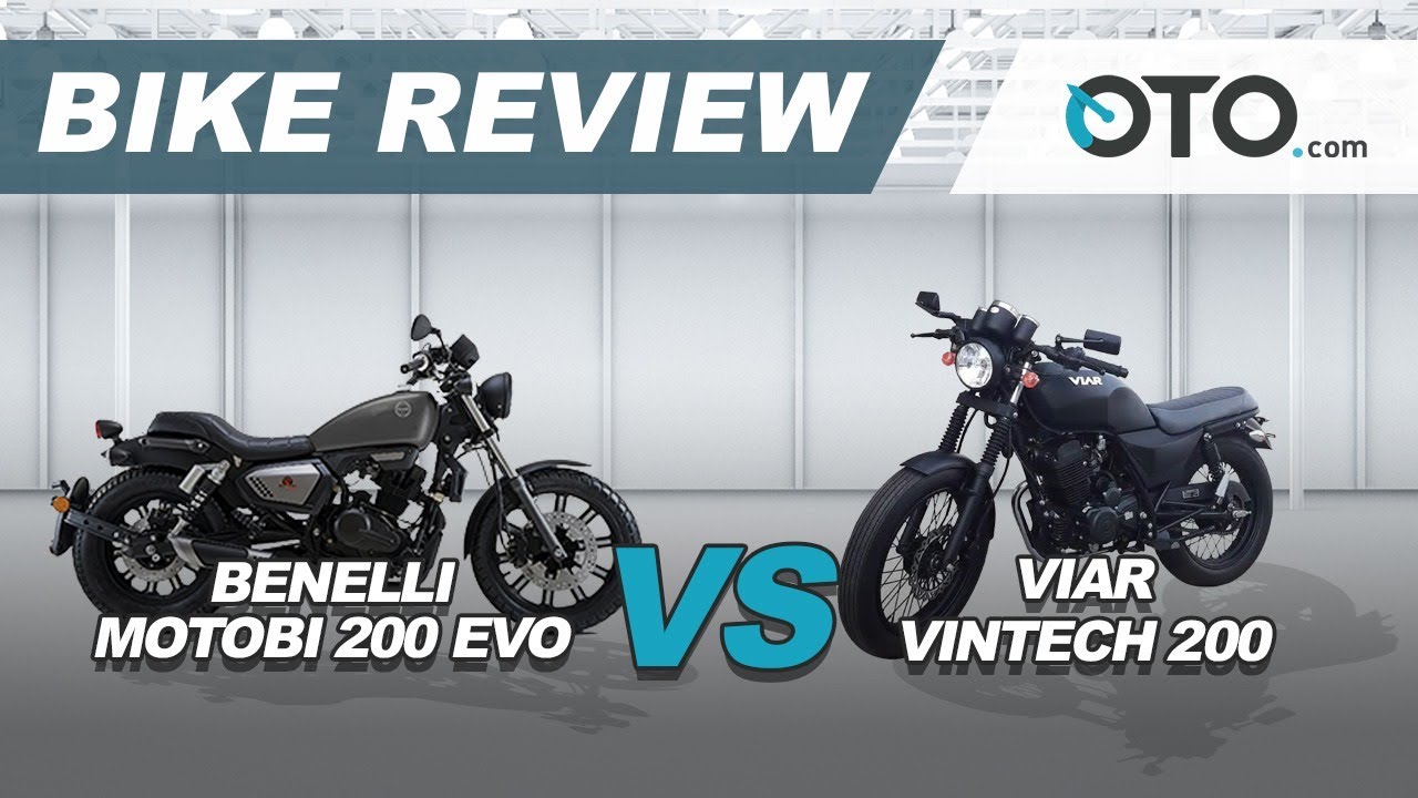 Benelli Motobi 200 EVO vs Viar Vintech 200 | Bike Comparison | GIIAS 2018 | OTO.com