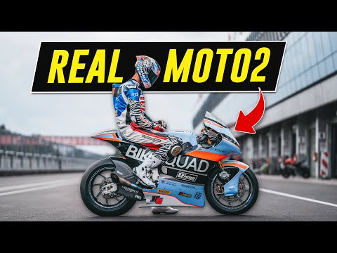 I got to ride a 100.000€ Moto2 🤯