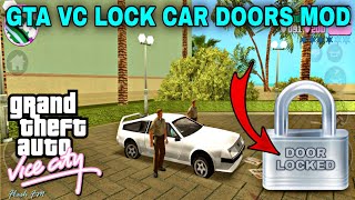 How to Lock Car doors in GTA Vice City android | GTA VC lock car doors mod for android | #GTAVC