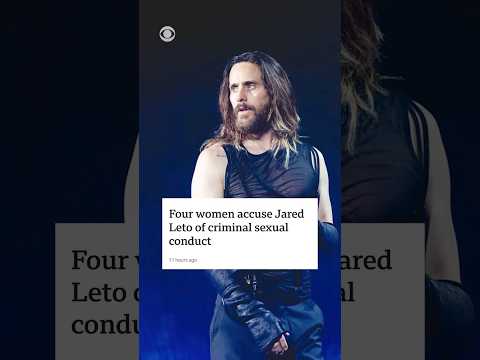 Four women accuse Jared Leto of criminal sexual conduct #shorts