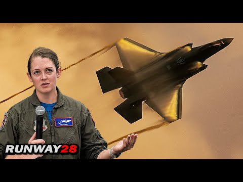 Kristin "Beo" Wolfe of the F-35 Demo Team - The First Female Display Pilot