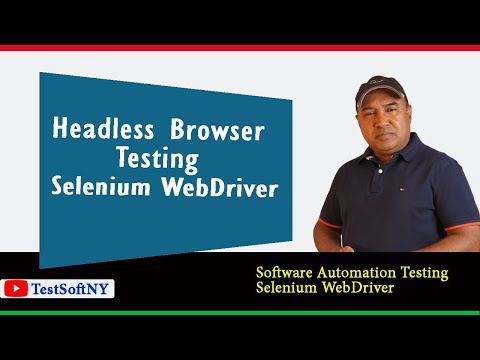 Headless Browser Testing Selenium Webdriver Software Testing