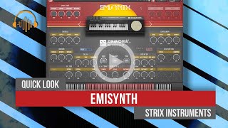 Video thumbnail for Quick Look: EMISYNTH by Strix Instruments by Sample Library Review