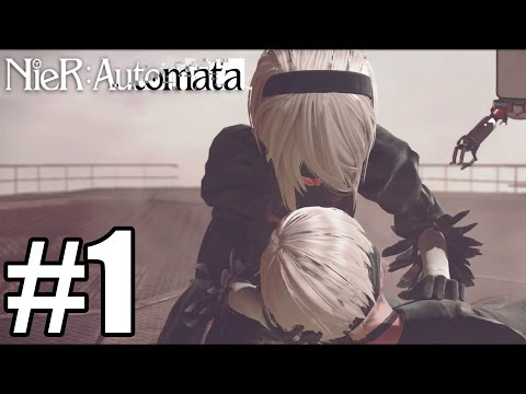 NieR: Automata Gameplay Walkthrough Part 1 - PS4 Pro