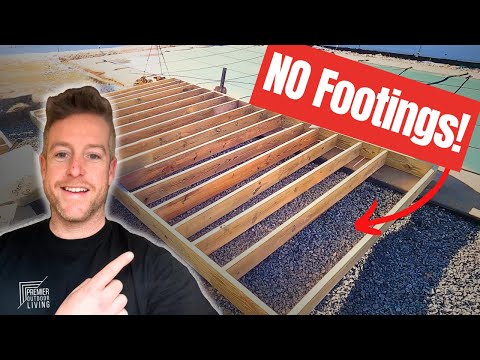 The EASIEST Way To Build A Ground Level Deck - NO FOOTINGS!