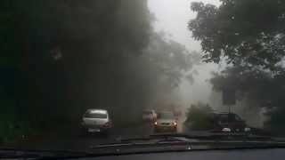 preview picture of video 'Driving through the beautiful road from Tholpetty to Thamaraserry (Wayanad)'