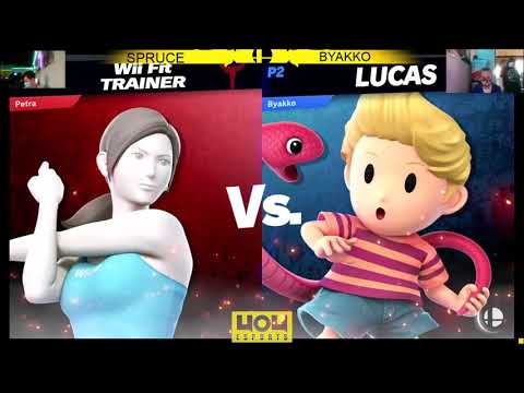 4o4 Ultimate Weekly II - Sol| Spruce (Wii Fit Trainer) vs Byakko (Lucas) - Winners Round 1