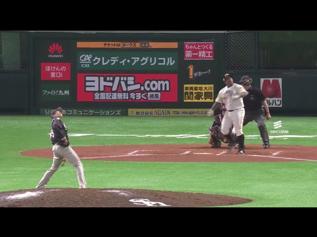 【6回裏】ホークス・デスパイネ 第11号ソロで追撃の一発!! 2017/5/24 H-M