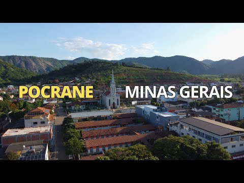 Vista aérea de Pocrane MG | Centro, e Visão Geral da Cidade com Drone